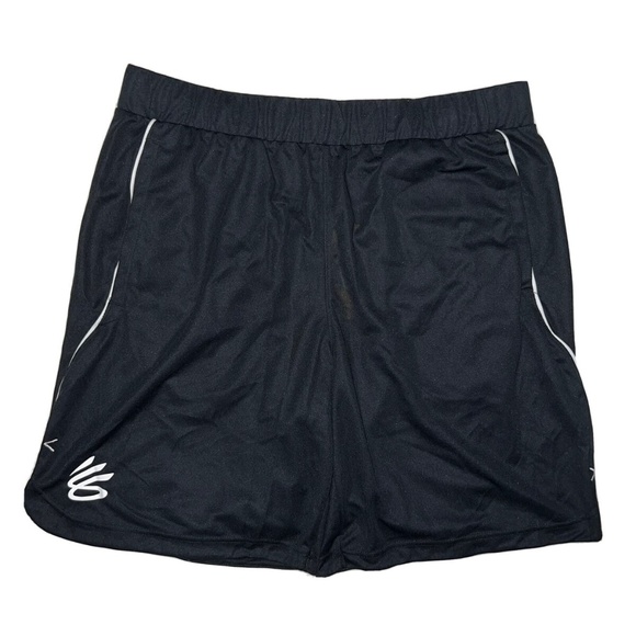 Under Armour Curry Brand UNDRT Splash Shorts 1362002 001 (Black/White) - Picture 7 of 9